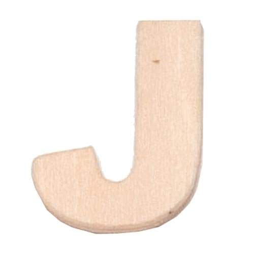 Buchstabe J aus Sperrholz, 6cm groß Großbuchstabe