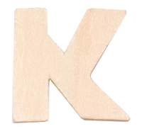 Buchstabe K aus Sperrholz, 6cm groß...