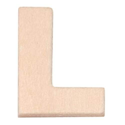 Buchstabe L aus Sperrholz, 6cm groß Großbuchstabe