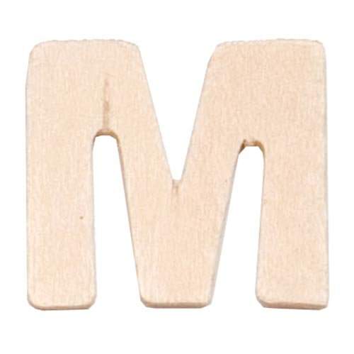 Buchstabe M aus Sperrholz, 6cm groß Großbuchstabe