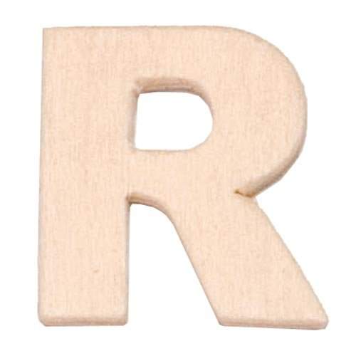 Buchstabe R aus Sperrholz, 6cm groß Großbuchstabe