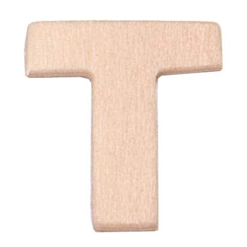 Buchstabe T aus Sperrholz, 6cm groß Großbuchstabe