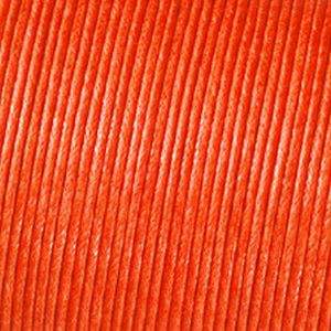 Baumwollkordel gewachst orange, 1 mm x 6 m