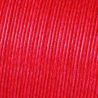 Baumwollkordel gewachst rot, 1 mm x 6 m