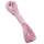 Baumwollkordel gewachst rosa, 1 mm x 6 m