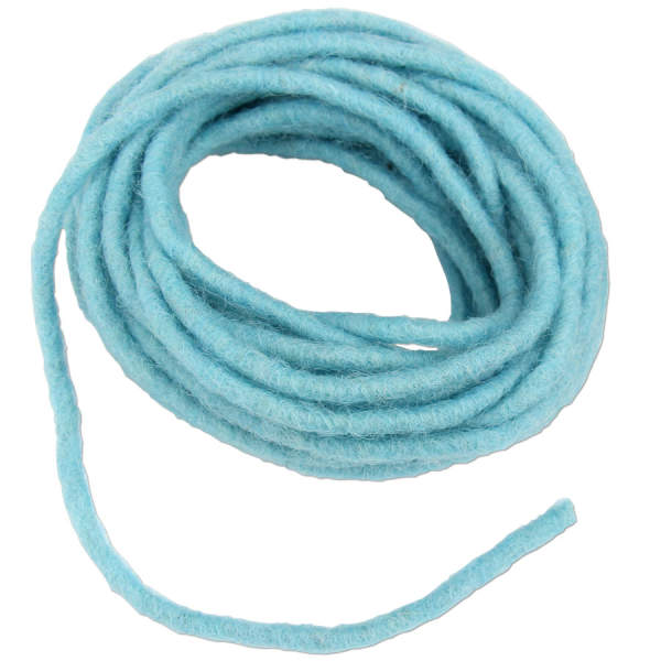 Filzkordel türkis 5 mm dick 5 m lang