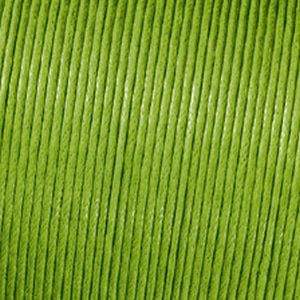 Baumwollkordel gewachst grün, 1 mm x 6 m