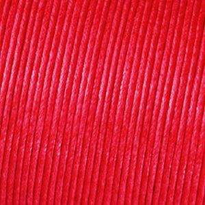 Baumwollkordel 2 mm gewachst, rot, 6 m