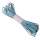 Baumwollkordel 2 mm gewachst, hellblau, 6 m