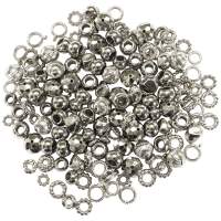 Kunststoffperlen Metalloptik, 160g