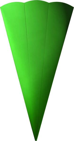 Schultüten Rohling irisierend grün 68 cm Ø 20 cm 400g/m² Fotokarton 1 Stück