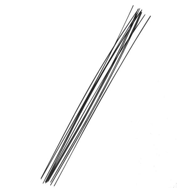Rohdraht geglüht blaugeglüht 50 Stück,1,5 mm dick, 40 cm lang