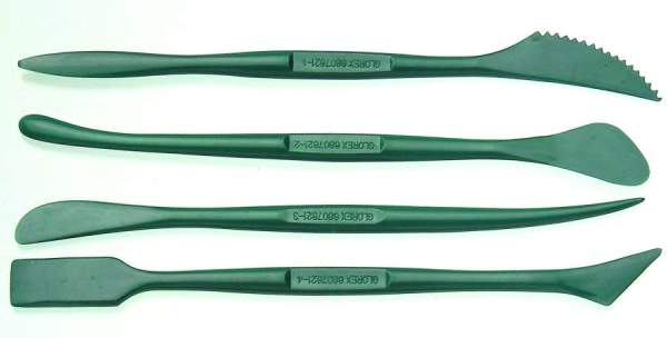 Modellierwerkzeug 4er Set aus Kunststoff