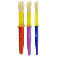 3 robuste Borstenpinsel klein, mittel, groß