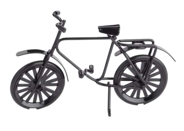 Miniatur Fahrrad schwarz, ca. 9,5 x 6 cm