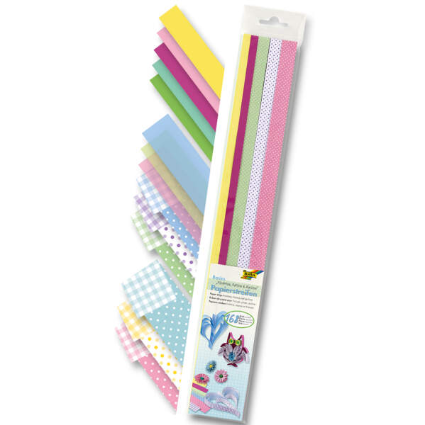 Papierstreifen Basics, 168 Streifen, 50 cm