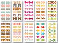 Index Sticker Sweets 120 Teile, 10 Blatt, ca.7,5x15cm