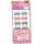 Index Sticker Sweets 120 Teile, 10 Blatt, ca.7,5x15cm