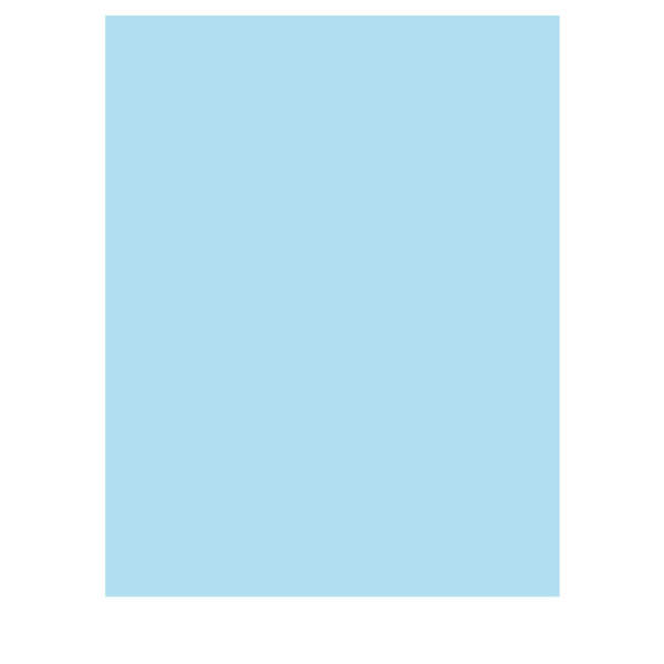 Tonpapier eisblau 100 Blatt, DIN A4, 130g/m² Tonzeichenpapier