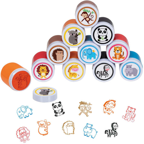 1 Stempel Tier mit Kissen | zufälliges Motiv