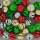 Weihnachtsglocken 40 Stück, Ø 15 mm in rot, grün, silber, gold Schellen