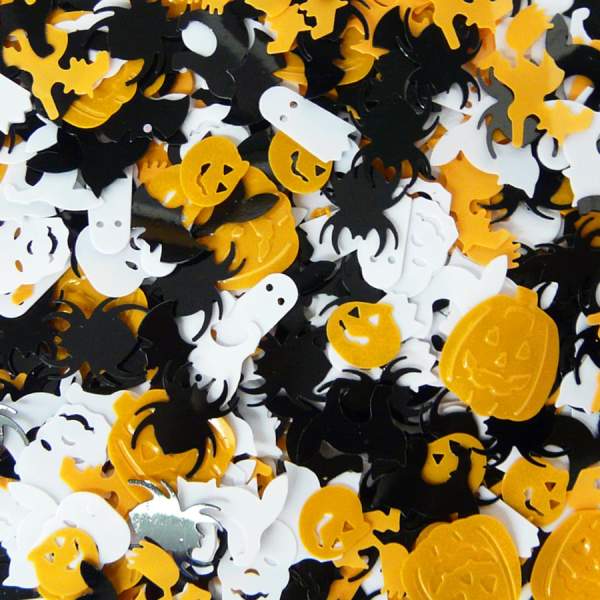 Pailletten Halloweenmix, 30g Beutel