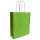 Papiertragetasche grün 6er Pack mit Kordelgriff maigrün 18x22 cm, Papiertüten