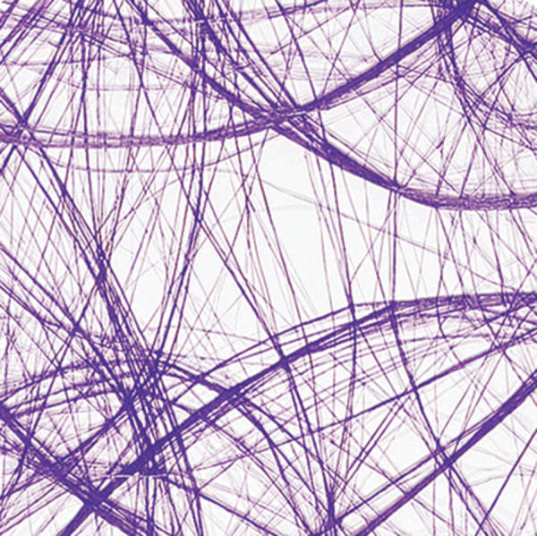 Tischvlies violett lila Sizoweb Creaweb 1 Rolle: ca. 30 cm x 25 m