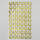 Poesiebild Hufeisen klein, gold aus Alupapier, 54 Stück