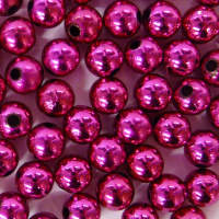 Dekoperlen pink 10 mm, 75 g