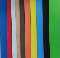 Moosgummi Set10 Bögen Moosgummiplatten farbig sortiert, 29x40 cm