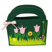 Bastelfilz Rolle DUNKELGRÜN, 45 cm x 5 m, 150 g m² Bastelfilzrolle