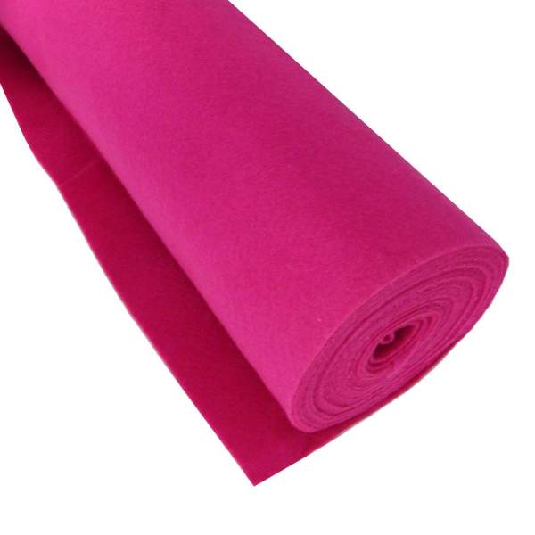 Bastelfilz Rolle pink, 45 cm x 5 m, 150 g/m² Bastelfilzrolle
