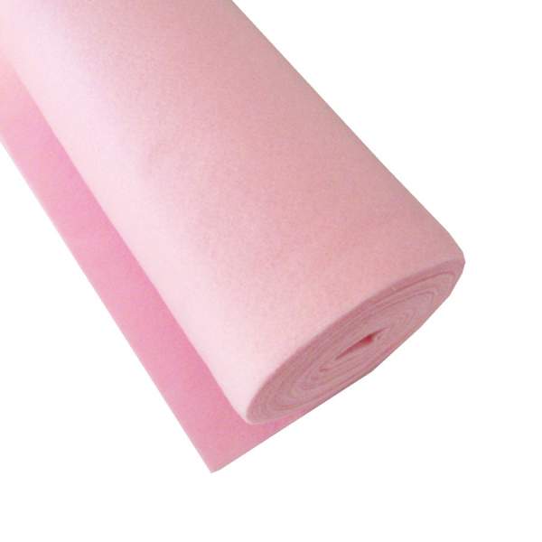 Bastelfilz Rolle rosa, 45 cm x 5 m, 150 g/m² Bastelfilzrolle