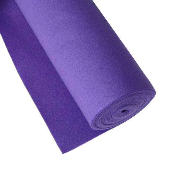 Bastelfilz Rolle lila, 45 cm x 5 m, 150 g/m² Bastelfilzrolle