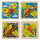 Schichtenpuzzle Raupe 4 Schichten, 44 Teile aus Holz