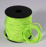 Flechtschnur 2mm, Neongrün, 1 Rolle 50 m