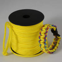 Flechtschnur 4mm, Gelb,1 Rolle 40 m