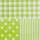 Decopatch Papier Mustermix grün 3 Blatt, 30x40cm