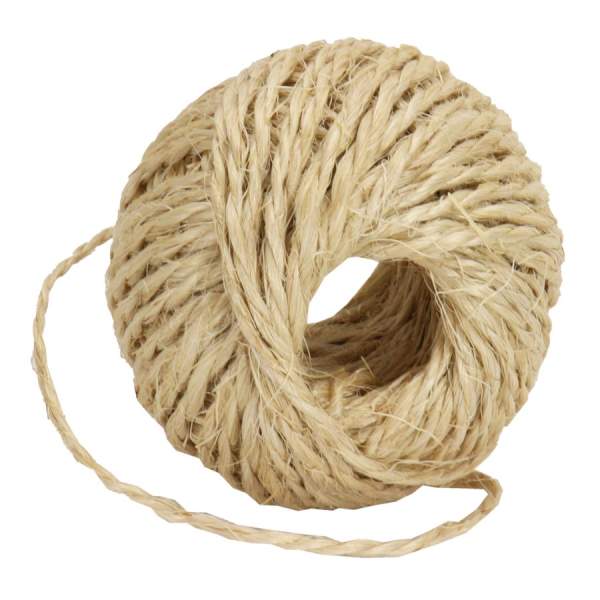 Sisalkordel aus Naturfasern 25m, ca. 3mm stark