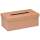 Kosmetiktücherbox aus Pappe braun, 25x14x9 cm