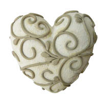 Styropor Herz, Vollherz, ca. 15 cm 1 Stück