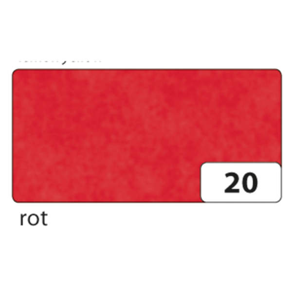 Transparentpapier rot, 70 x 100 cm, 25 Bögen, 42 g/m²  Drachenpapier