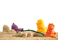 Sandormen Tiere 3D Sandfiguren Tiere Set aus Kunststoff
