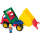 Aktive Kipper mit Spielfigur ca. 29x14x19 cm groß