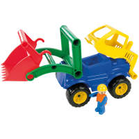 Aktive Schaufellader mit Spielfigur Radlader 30x15x19 cm