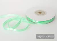 Satinband minze, mint Rolle 6mm breit, 25m lang