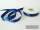 Satinband dunkelblau, marineblauRolle 12mm breit, 25m lang