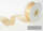 Satinband creme, Rolle 25mm breit, 25m lang