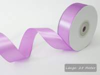 Satinband lavendel, Rolle 25mm breit, 25m lang